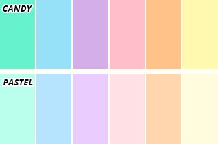 candycolor pastel